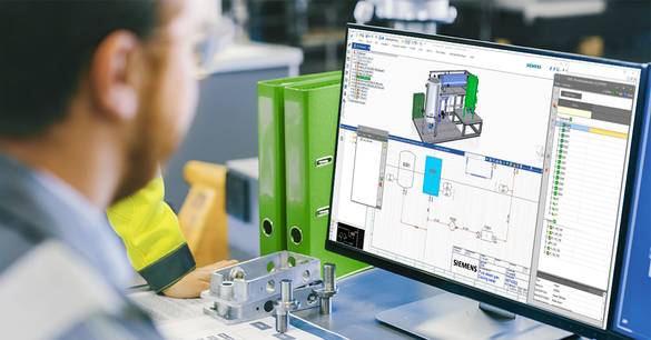 Solid Edge P&ID op beeldscherm