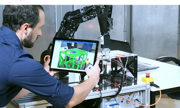 digital twin on robotarm